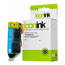 Icon Compatible Canon CLi-526 Cyan Ink Cartridge - 340 pages