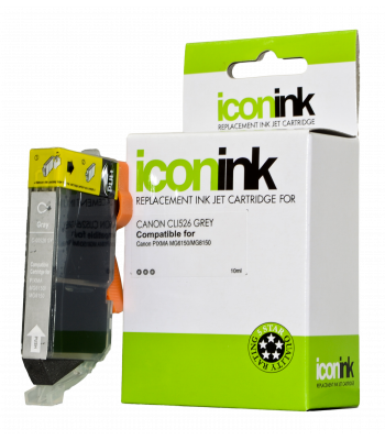 Icon Compatible Canon CLi-526 Grey Ink Cartridge - 340 pages