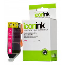 Icon Compatible Canon CLi-526 Magenta Ink Cartridge - 340 pages