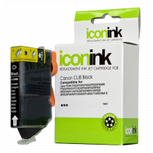 Icon Compatible Canon CLi-8BK Black Ink Cartridge - 450 pages