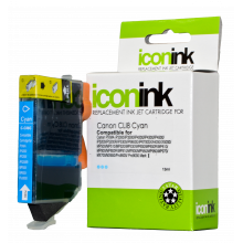 Icon Compatible Canon CLi-8C Cyan Ink Cartridge - 450 pages