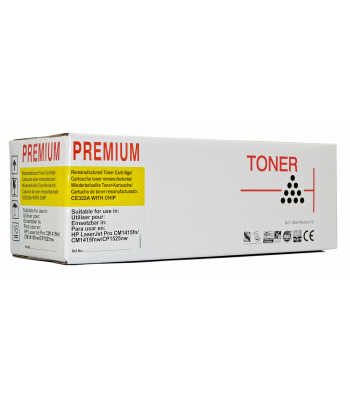 Icon Compatible HP CE322A/ CB542A Yellow Toner Cartridge - Out of stock
