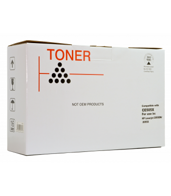 Icon Compatible HP CE505X/Canon CART319HY Black Toner Cartridge - 6,500 pages