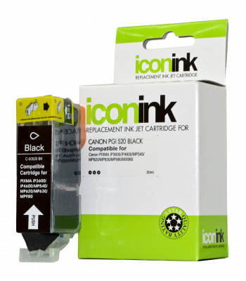 Icon Compatible Canon PGi-520 Black Ink Cartridge