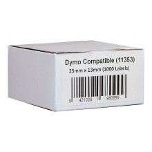 Icon Compatible Dymo LW Labels 25mmx13Mm 1000pcs/per roll