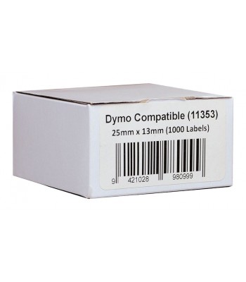 Icon Compatible Dymo LW Labels 25mmx13Mm 1000pcs/per roll