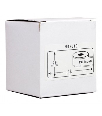 Icon Compatible Dymo LW Standard Address Labels 89 x 28mm 130/roll 2 roll/box