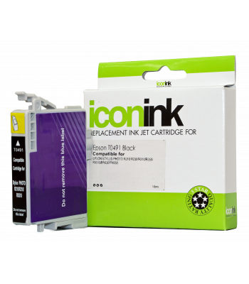 Icon Compatible Epson T0491 Black Ink Cartridge