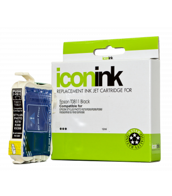 Epson Compatible T0811 Black 81N Ink Cartridge (C13T111192) - 480 pages