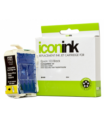 Icon Compatible Epson 103 Black Ink Cartridge (C13T103192) - 1,035 pages