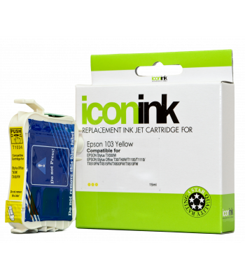 Icon Compatible Epson 103 Yellow Ink Cartridge (C13T103492) - 865 pages
