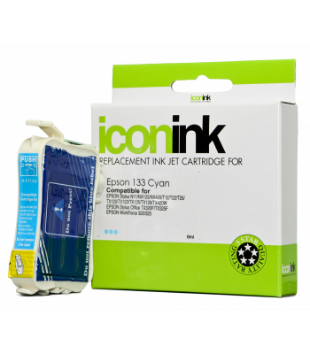 Epson Compatible 133 Cyan Ink Cartridge (C13T133292) - 477 pages