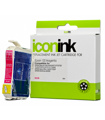 Epson Compatible 133 Magenta Ink Cartridge (C13T133392) - 477 pages