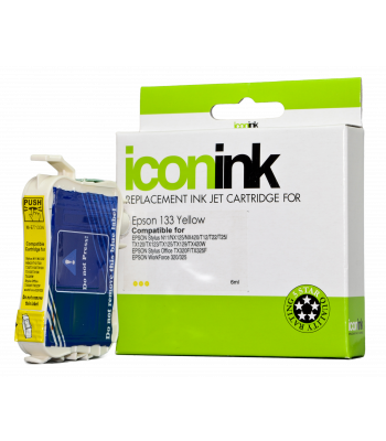Epson Compatible 133 Yellow Ink Cartridge (C13T133492) - 477 pages