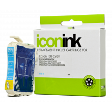Epson Compatible 138 Cyan Ink Cartridge (C13T138292) - 420 pages