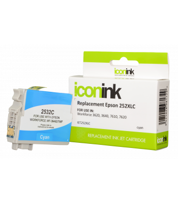 Icon Compatible Epson 252XL Cyan Ink Cartridge (C13T253292) - 1,100 pages