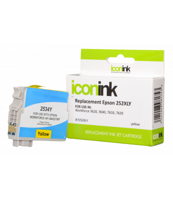 Icon Compatible Epson 252XL Yellow Ink Cartridge (C13T253492) - 1,100 pages