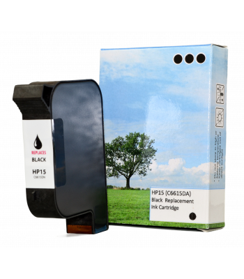 Icon Remanufactured HP No.15 Black Ink Cartridge (C6615DA) - 40mls 