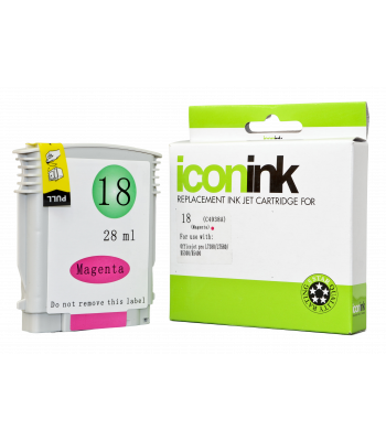 HP Compatible 18 Magenta Ink Cartridge (C4938A) - 625 pages