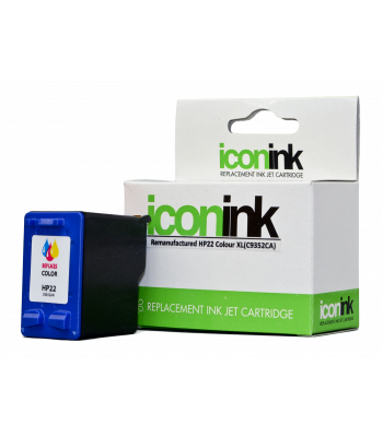 Icon Remanufactured HP No.22 Colour XL Ink Cartridge (C9352CA) - 15ml