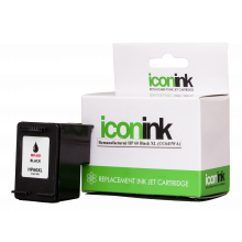 Icon Remanufactured HP No.60 Black XL Ink Cartridge (CC641WA) - 600 pages