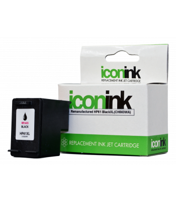 Icon Remanufactured HP No61 Black XL Ink Cartridge (CH563WA) - 750 pages