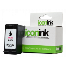 Icon Remanufactured HP No.74 Black XL Ink Cartridge (CB336WA) - 750 pages