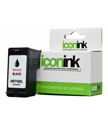 Icon Remanufactured HP No.74 Black XL Ink Cartridge (CB336WA) - 750 pages