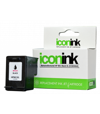 Icon Remanufactured HP No.901 Black XL Ink Cartridge (CC654A) - 700 pages 
