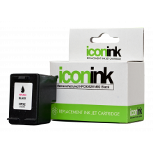 Icon Remanufactured HP No.92 Black Ink Cartridge (C9362WA) - 220 pages
