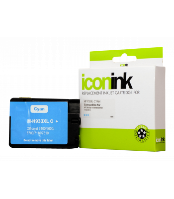 Icon Compatible HP 933 XL Cyan Ink Cartridge (CN054AA) - 825 pages
