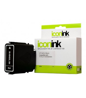 Icon Compatible HP 940 Black XL Ink Cartridge (C4906AA) - 2,200 pages