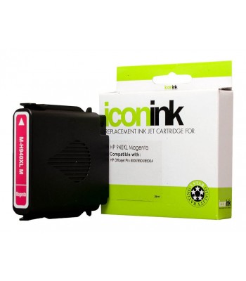 Icon Remanufactured HP 940 Magenta XL Ink Cartridge (C4908AA) - 1,400 pages