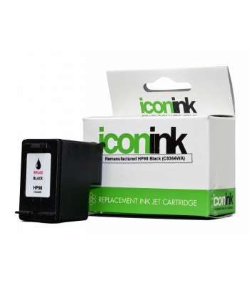 Icon Remanufactured HP No.98 Black Ink Cartridge (C9364WA) - 16ml