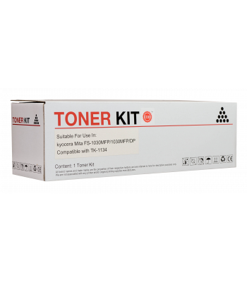 Icon Compatible Kyocera Compatible TK-1134 Black Toner Cartridge - 3,000 pages