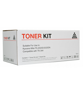 Icon Compatible Kyocera Compatible TK344 Black Toner Cartridge - 12,000 pages