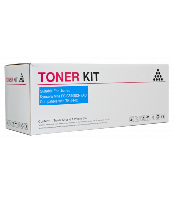 Icon Compatible Kyocera TK544 Cyan Toner Cartridge - 4,000 pages