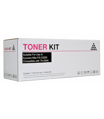 Icon Compatible Kyocera Compatible TK554 Black Toner Cartridge - 7,000 pages