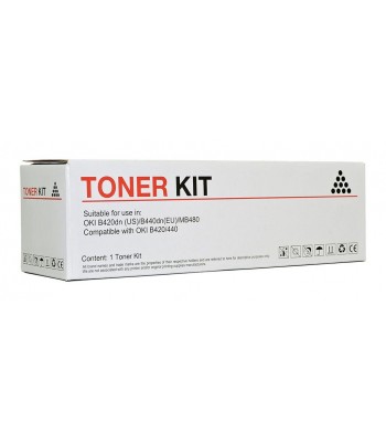 Icon Compatible OKI B420/B440 Black Toner Cartridge - 10,000 pages