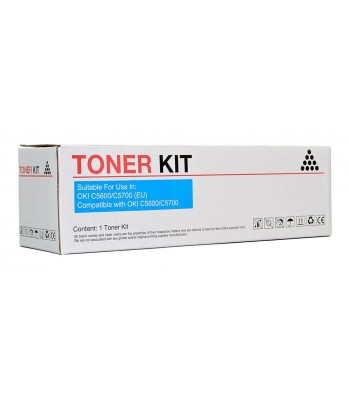 Icon Compatible Oki C5600/C5700 Cyan Toner Cartridge - 2,000 pages
