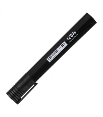 Icon Permanent Marker Bullet Tip Black - Box 12