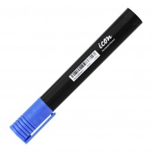 Icon Permanent Marker Bullet Tip Blue - Box 12