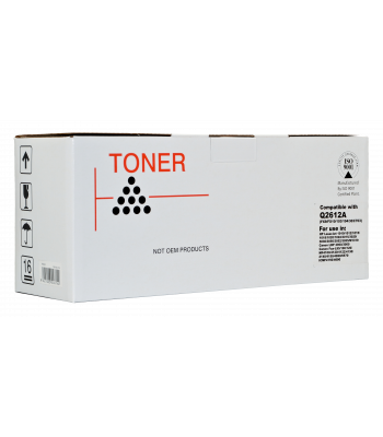 Icon Compatible HP Q2612A/Canon FX9/FX10/CART303 Black Toner - 2,000 pages