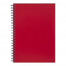 Icon Spiral Notebook A4 Hard Cover Red 200 page - Pack 3