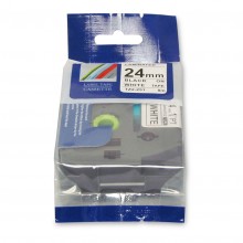 Icon Compatible Brother TZ Tape 24mm Black on White (TZe251)