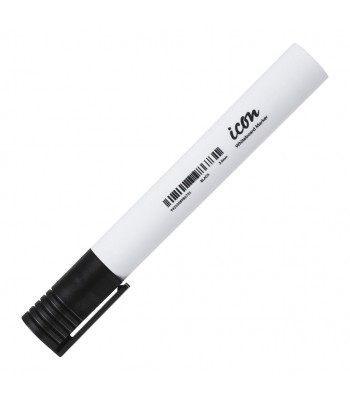 Icon Whiteboard Marker Bullet Tip Black - Box 12