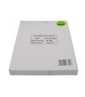 Icon Laminating Pouches A5 Gloss 80mic Pack 100