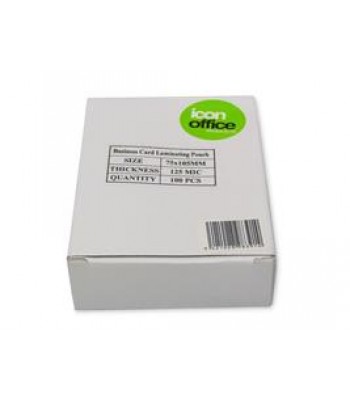 Icon Laminating Pouches ID Card Gloss 125mic Pack 100