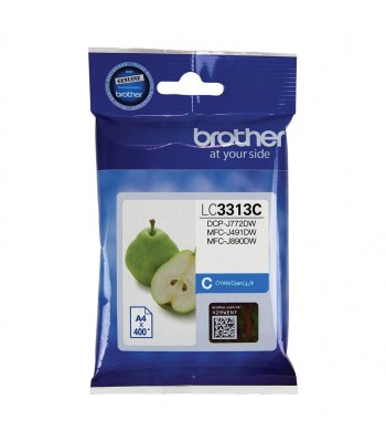 Brother Genuine LC3313C Cyan Ink Cartridge - 400 pages