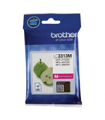 Brother Genuine LC3313M Magenta Ink Cartridge - 400 pages